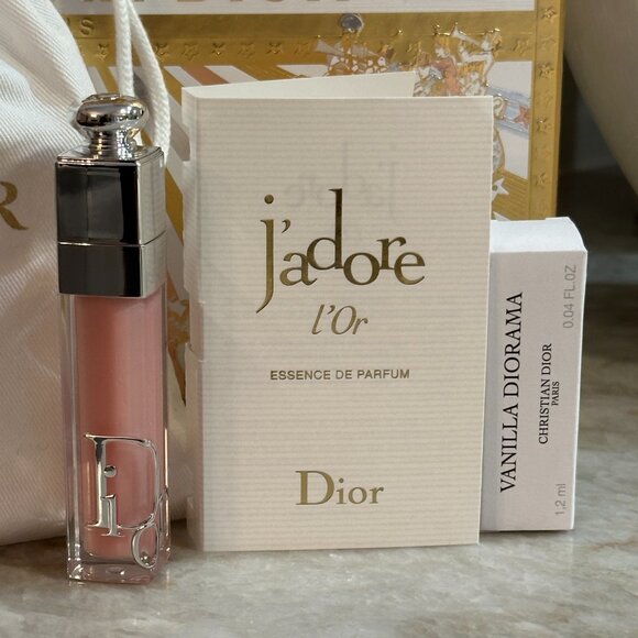 Dior Addict Lip Maximizer, shade 001 Pink  Vanilla Diorama  bundle set - Picture 2 of 6